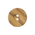 Set of 2 Wooden Round Buttons 25mm