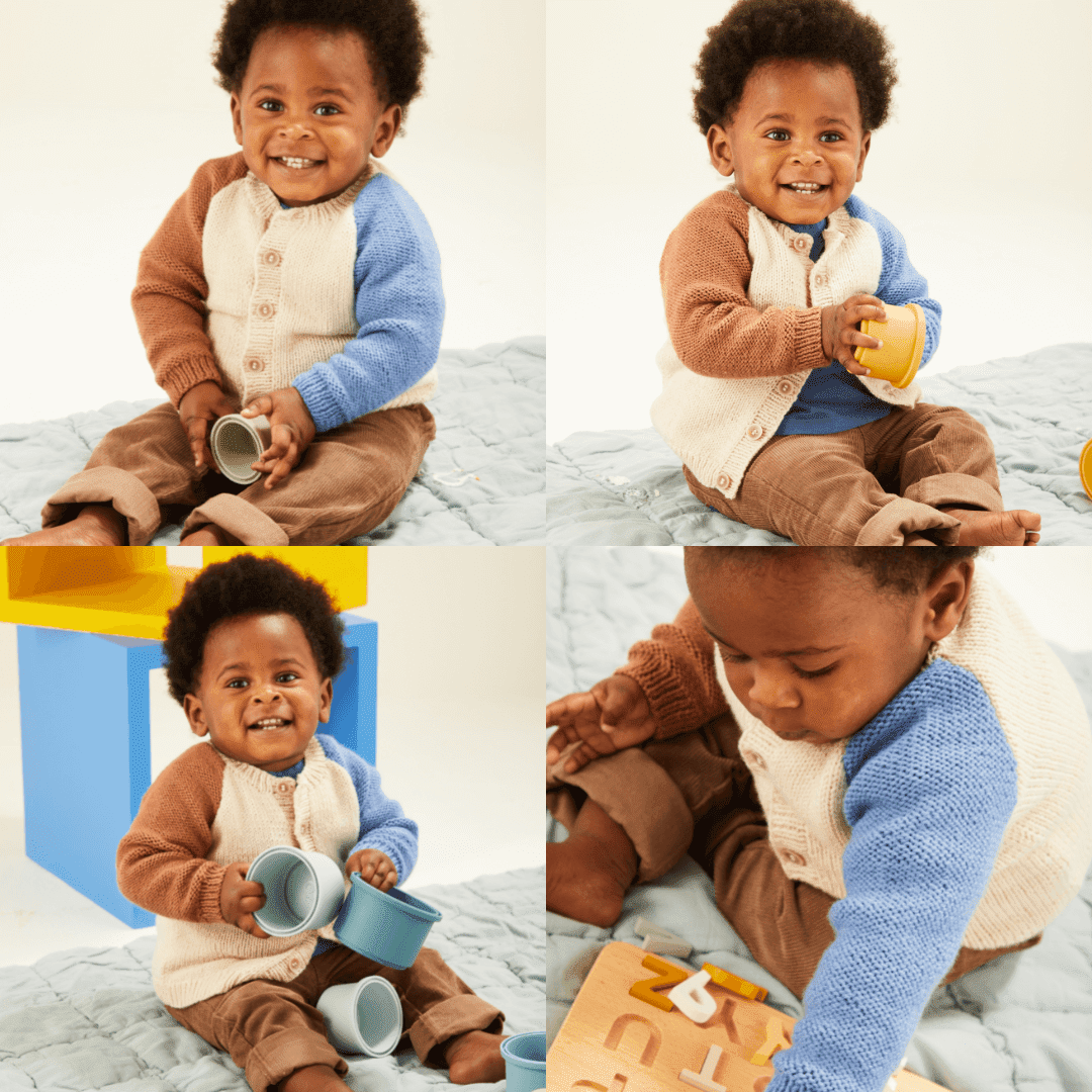 Sirdar Building Blocks Collection Cardigan Pattern 5488