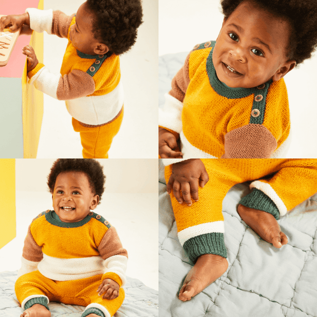 Sirdar Building Blocks Collection Top & Trousers Pattern 5491