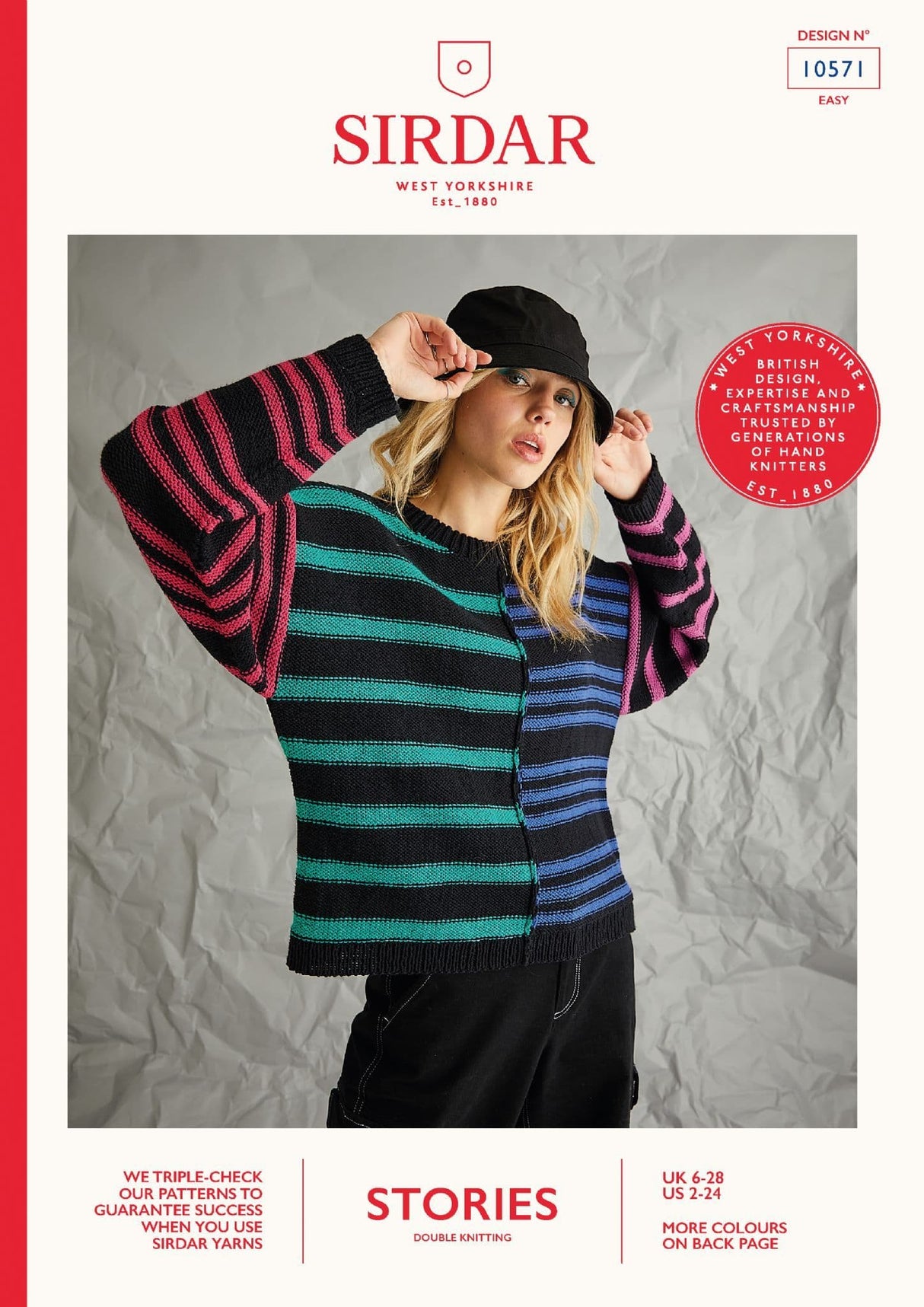 Sirdar Graffiti Collection Sweater Pattern 10571