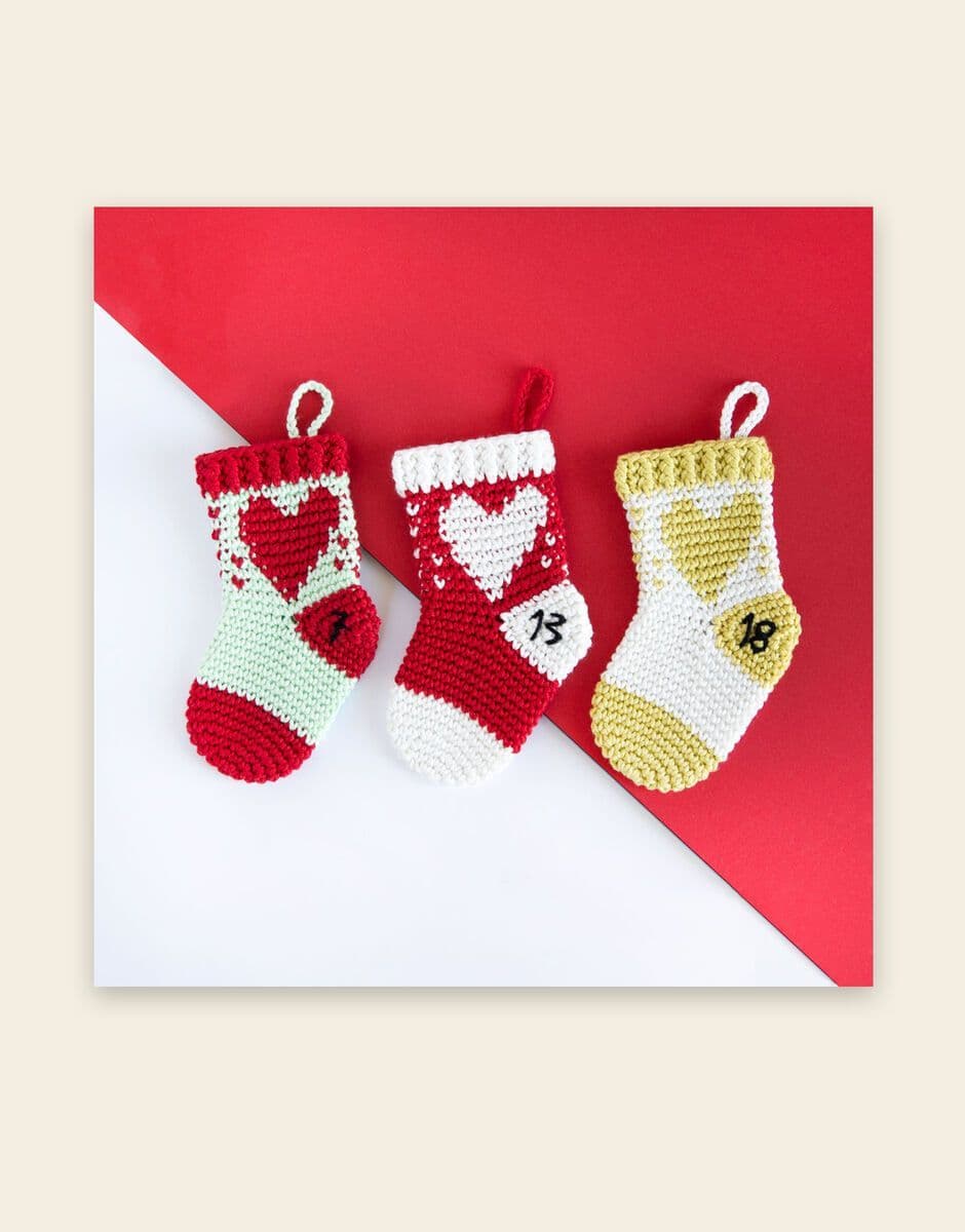 Sirdar Happy Cotton DK Stocking Advent Calendar - Crochet Along (CAL)