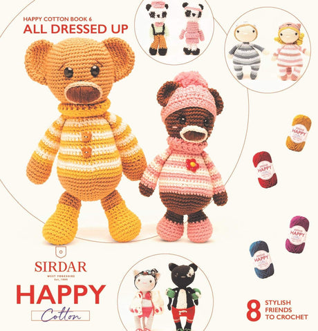 Sirdar Happy Cotton Pattern Book - All Dressed Up Book 2