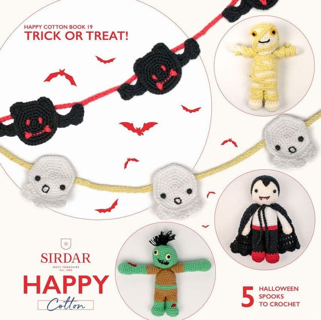 Sirdar Happy Cotton Pattern Book - Trick or Treat Book 19