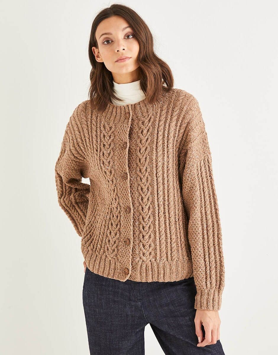 Sirdar Haworth Tweed DK Cardigan Pattern 10150 – Littlewoolshop.com