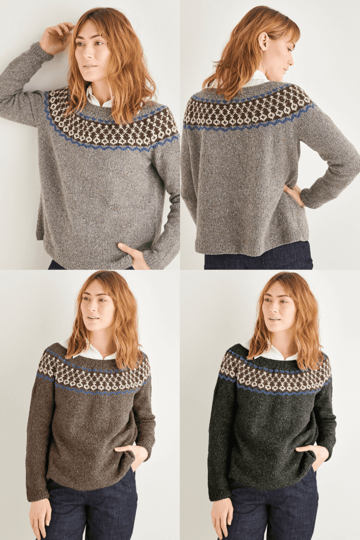 Sirdar Haworth Tweed DK Jumper Pattern 10154