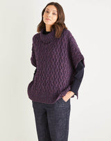 Sirdar Haworth Tweed DK Poncho Pattern 10148