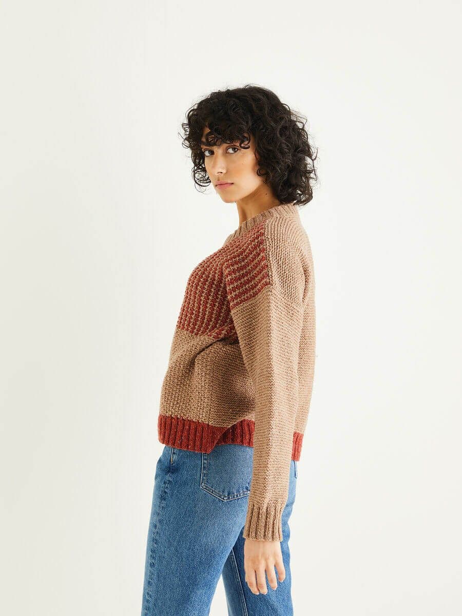 Sirdar Haworth Tweed DK Sweater Pattern 10301