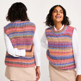 Sirdar Jewelspun Chunky Beneath The Surface Vest Pattern 10804