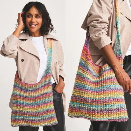 Sirdar Jewelspun Chunky Rippled Mineral Bag Pattern 10809