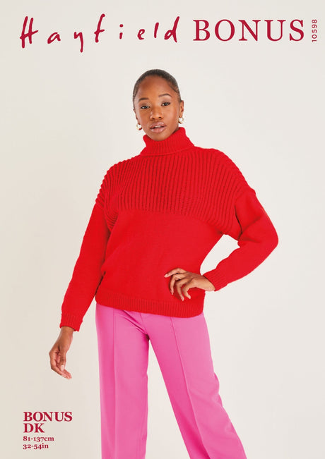 Sirdar Mood Boosting Sweater Collection Pattern 10598