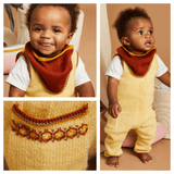 Sirdar Snuggly 4 Ply Romper & Bib Set Pattern 5508