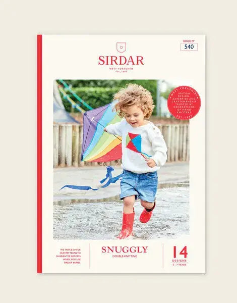 Sirdar Snuggly DK Knitting Sweaters & Cardigans Kids Brights Book 540