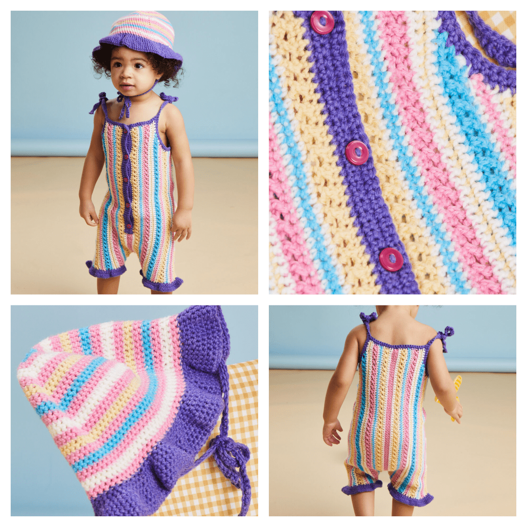 Sirdar Snuggly DK Play Suit Crochet Pattern 5503