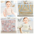 Stylecraft Bambino Prints DK Crochet Tops & Blankets Pattern 10065