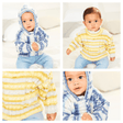 Stylecraft Bambino Prints DK Sweater & Hoodie Pattern 9841