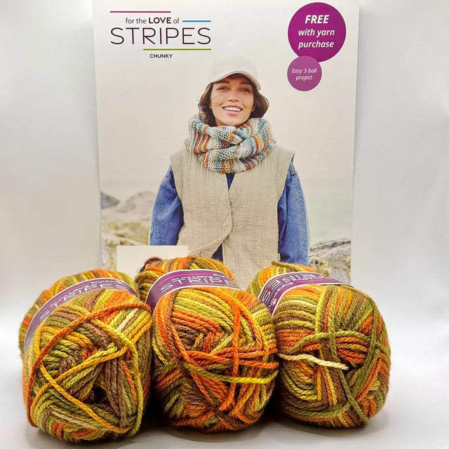 Stylecraft For the Love of Stripes Chunky Snood Kit