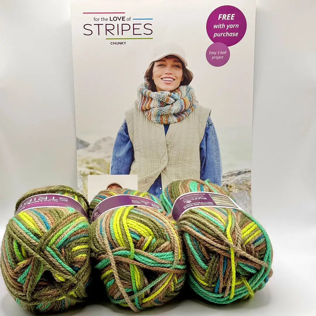 Stylecraft For the Love of Stripes Chunky Snood Kit