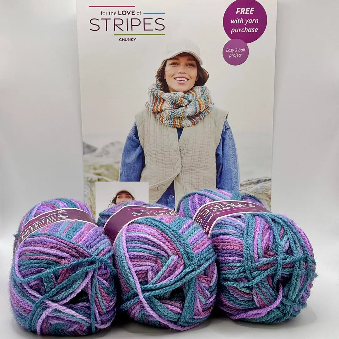 Stylecraft For the Love of Stripes Chunky Snood Kit