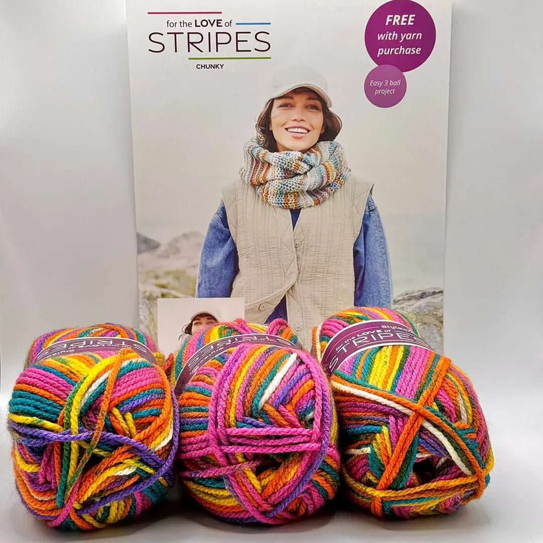 Stylecraft For the Love of Stripes Chunky Snood Kit