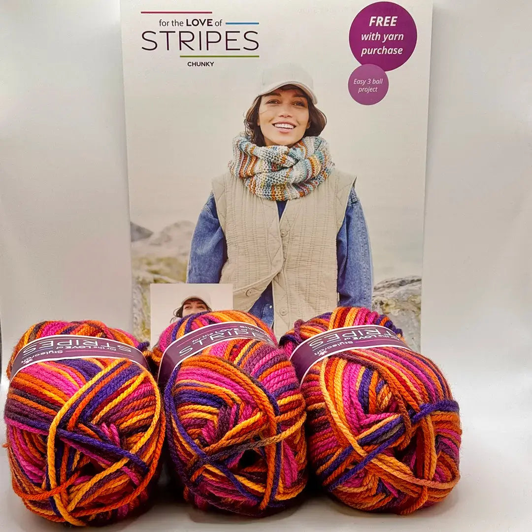 Stylecraft For the Love of Stripes Chunky Snood Kit