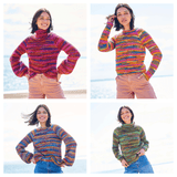 Stylecraft For the Love of Stripes Chunky Sweaters Pattern 10096