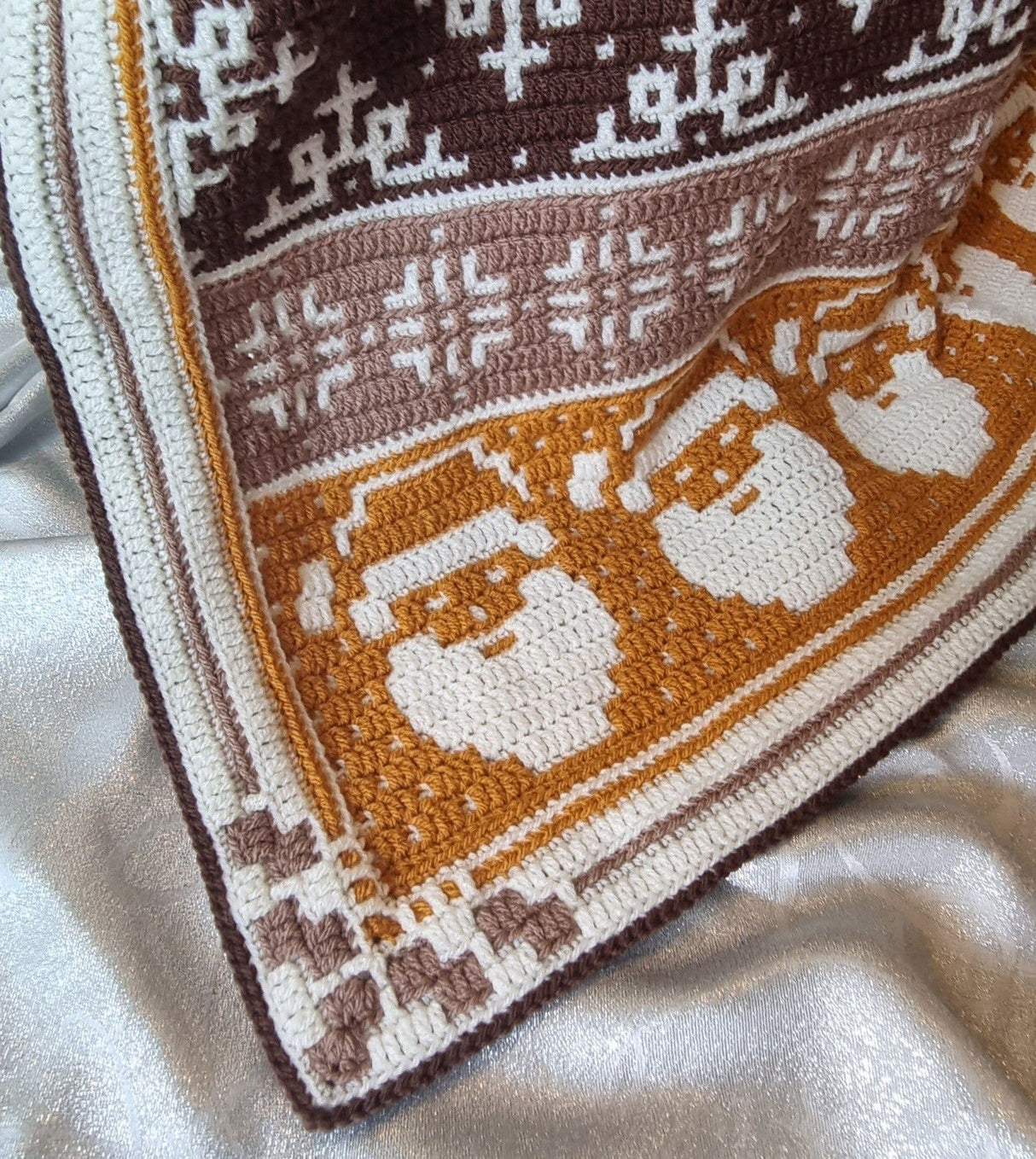 Stylecraft HoHoHo Blanket & Table Settings CAL - SEPIA