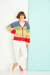 Stylecraft Naturals Organic Cotton Cardigan Pattern 9917