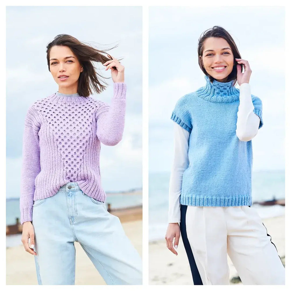 Stylecraft Relove Aran Sweater Tank Top Pattern 10116