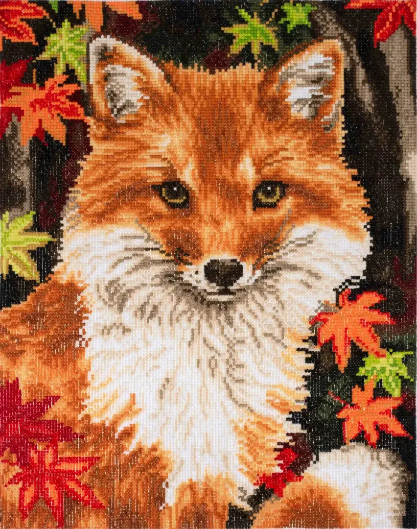 Trimits Counted Cross Stitch Kit - Fox 40 x 48.5cm