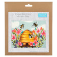 Trimits Counted Cross Stitch Kit - Modern Bee 36 x 36cm