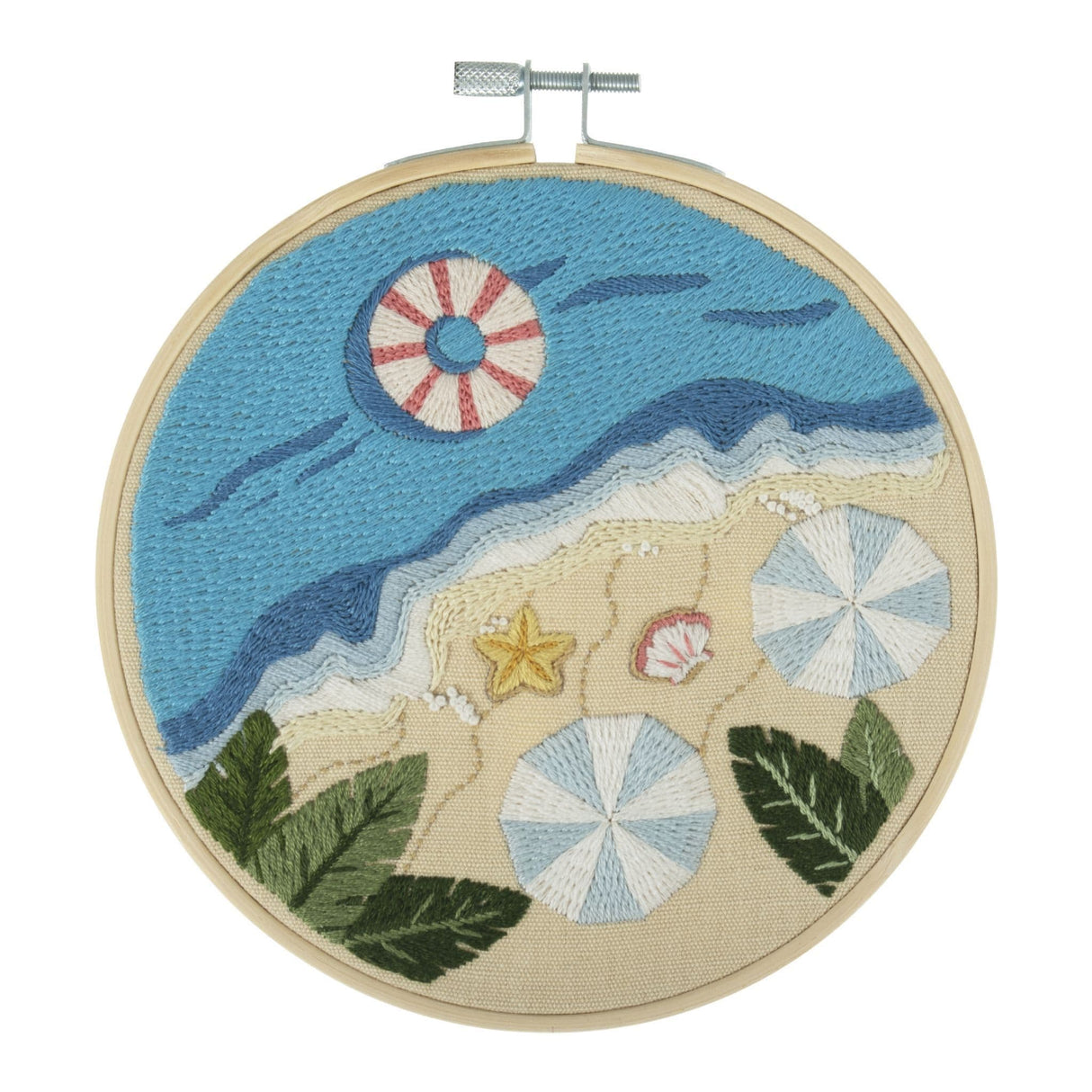 Trimits Embroidery Kit - Beach 25 x 25cm