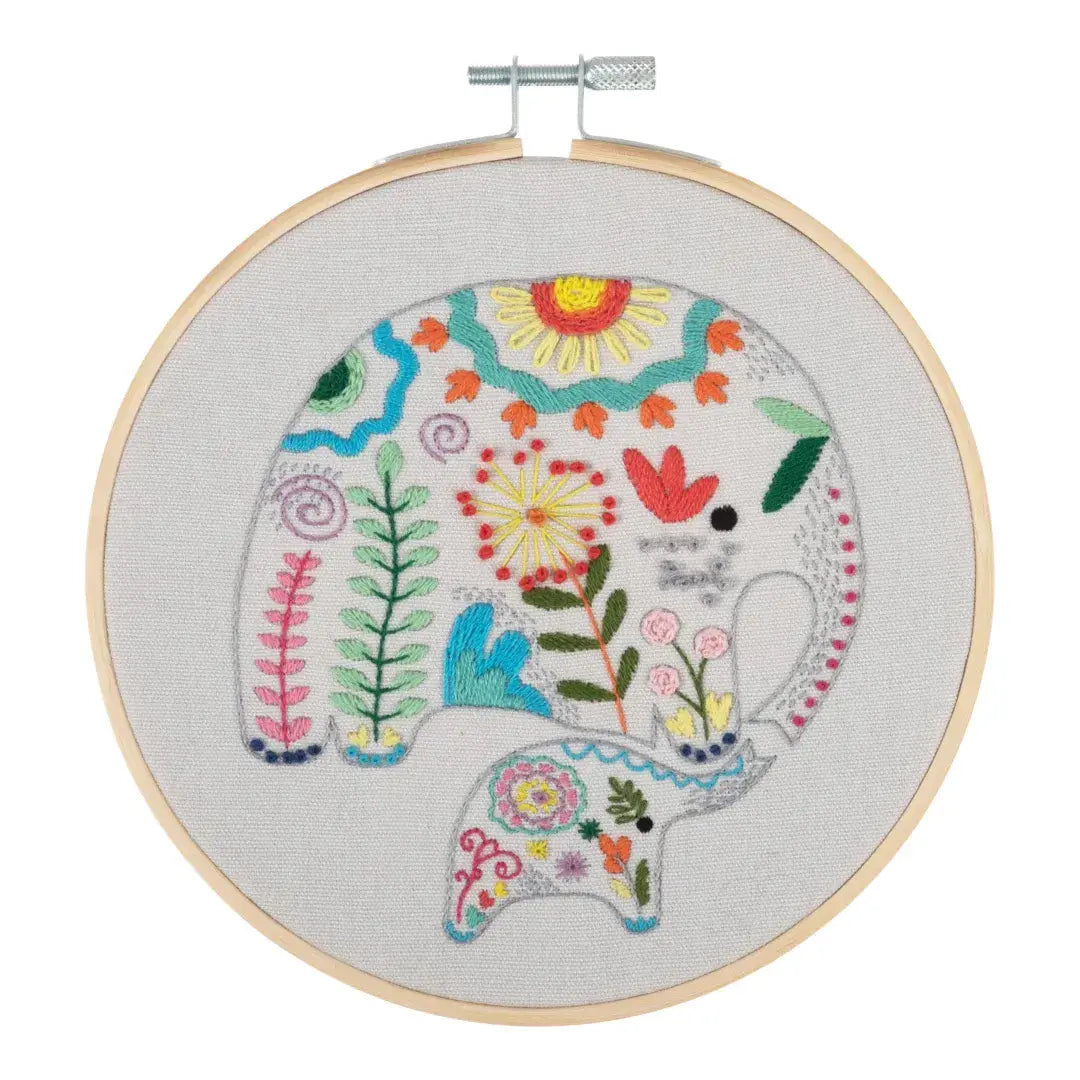 Trimits Embroidery Kit - Elephants 25 x 25cm