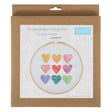 Trimits Embroidery Kit - Ombre Hearts 25 x 25cm