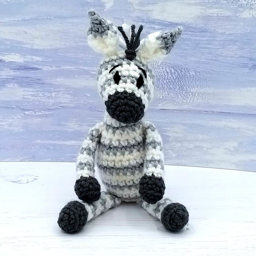 Wee Woolly Wonderful Baby Zebra Chunky Pattern