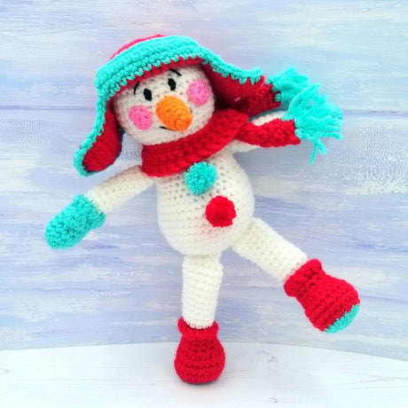 Wee Woolly Wonderful Chilli the Snowman Chunky Pattern