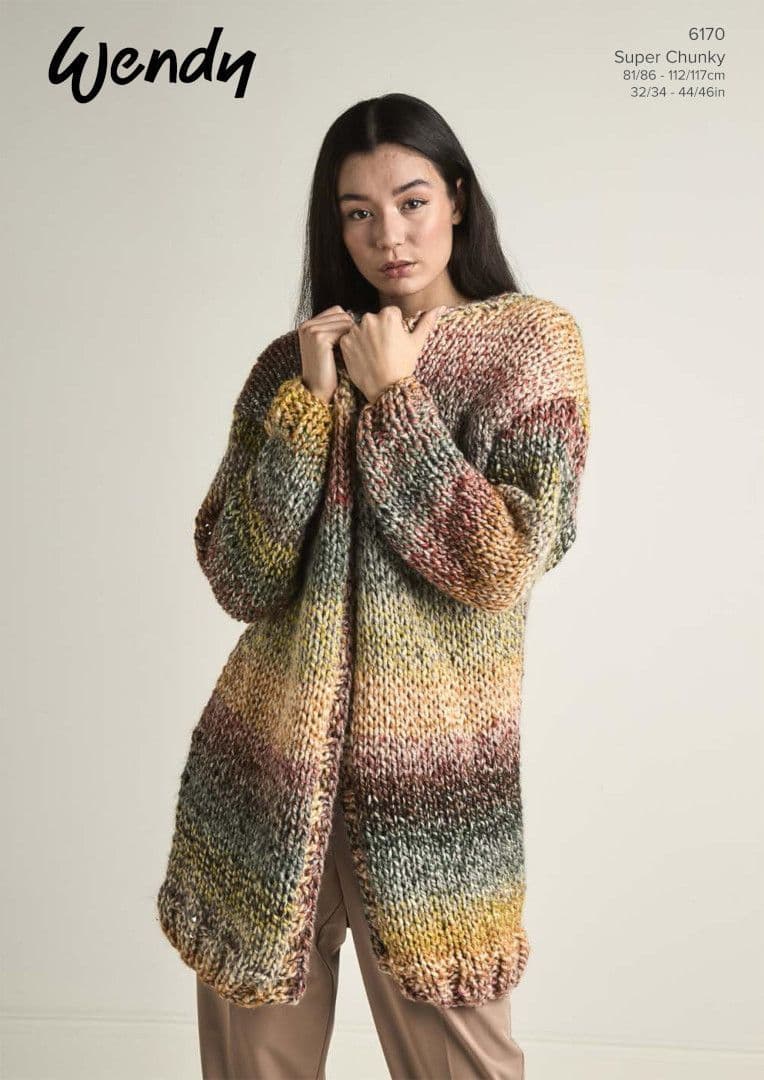 Wendy Husky Super Chunky Cardigan Pattern 6170 –
