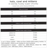 Wendy Husky Super Chunky Hats, Cowl & Mittens Pattern 6174