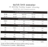 Wendy Husky Super Chunky Sweater Pattern 6169