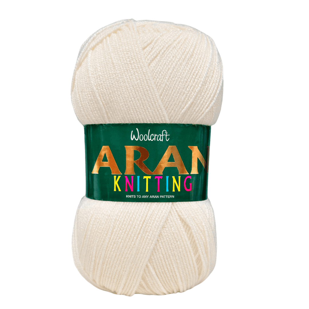 Woolcraft Aran 400g 100% Acrylic