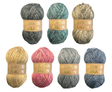 Woolcraft Shetland Heather Aran 100g