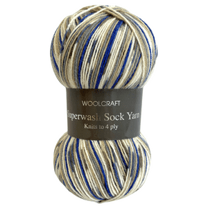 Woolcraft Superwash Sock Yarn 4Ply 100g